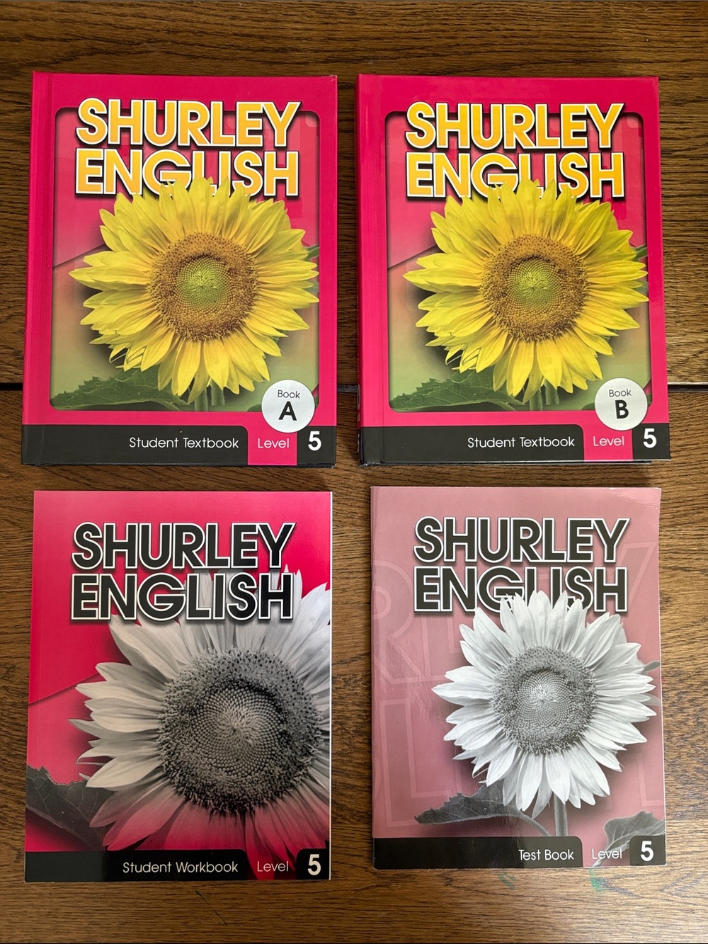 NEW Shurley English Level 5 Student Textbook A & B + Workbook & Tests